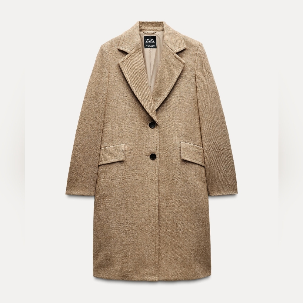 Zara Tan Coat - Picture 8 of 12